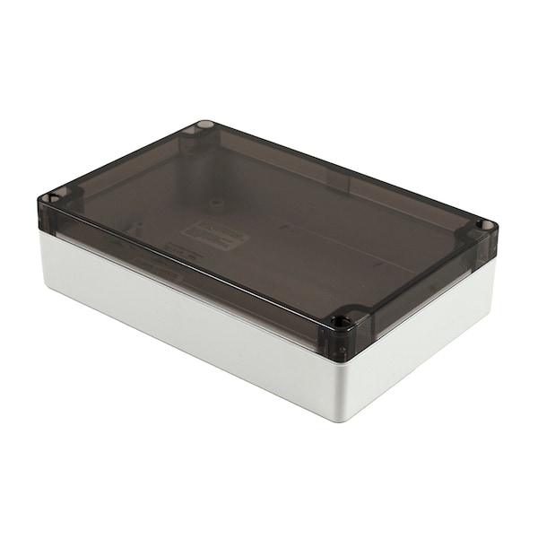 Hammond Screws Electrical Enclosures, 7.09 in H, 1.77 in D, 4.72 in W, 4, 4X, 6, 6P, 12 & 13, Polycarbonate 1554HL2GYSL - main